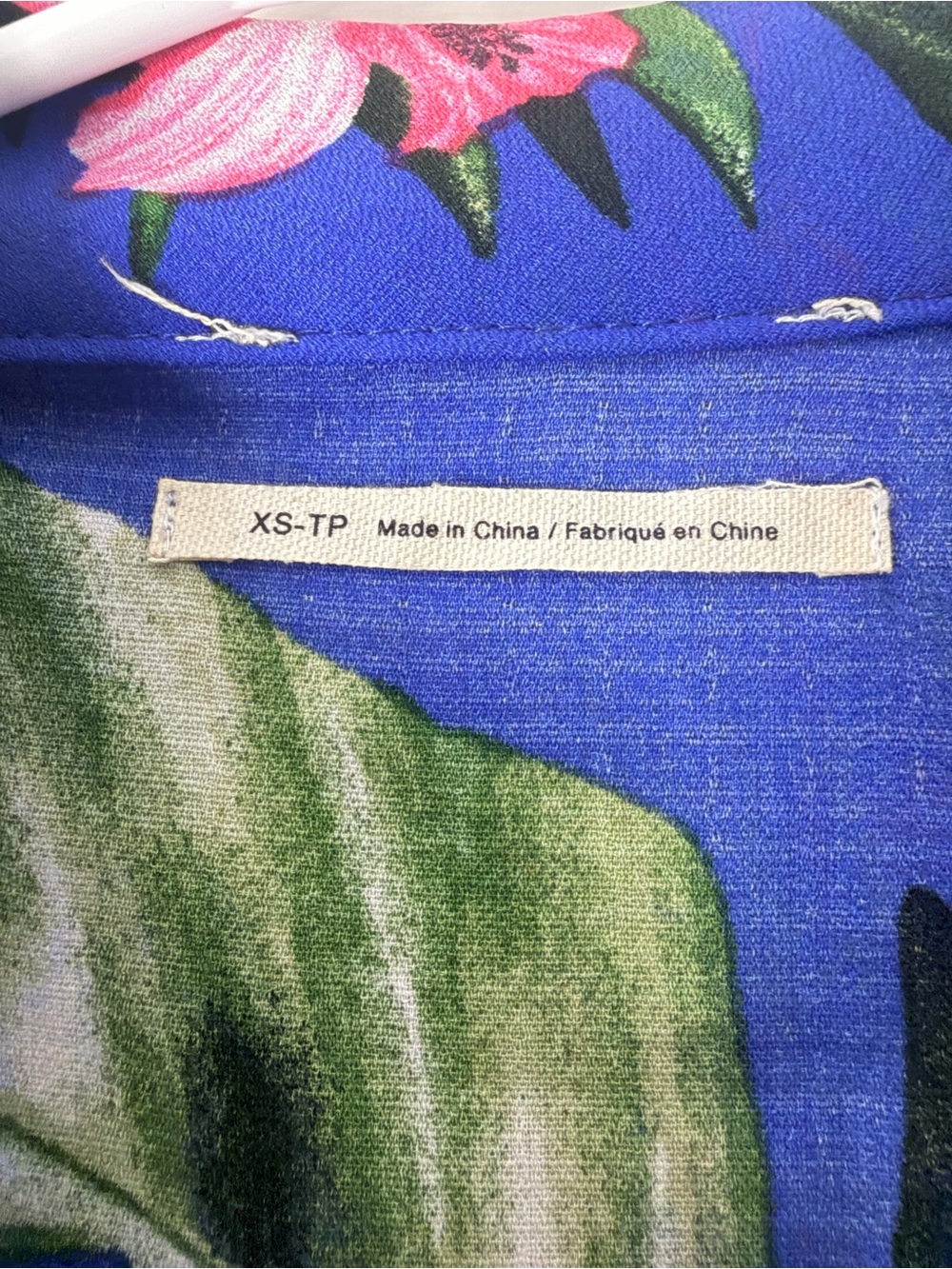Urban Outfitters Blue Tropical Print Mini Dress - Picture 6 of 8